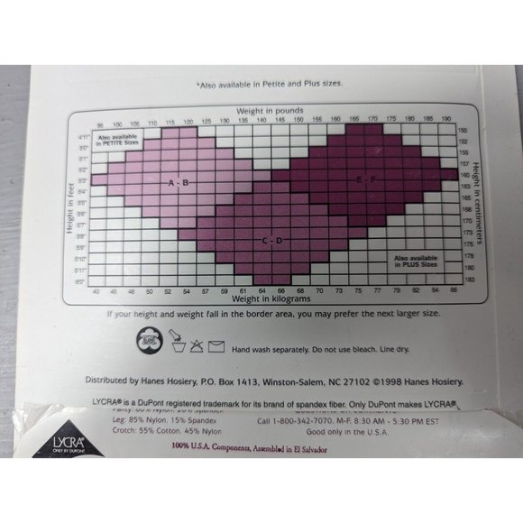 Hanes Silk Reflections Silky Sheer Barely Black Sandalfoot Pantyhose Size AB VTG - Picture 5 of 5